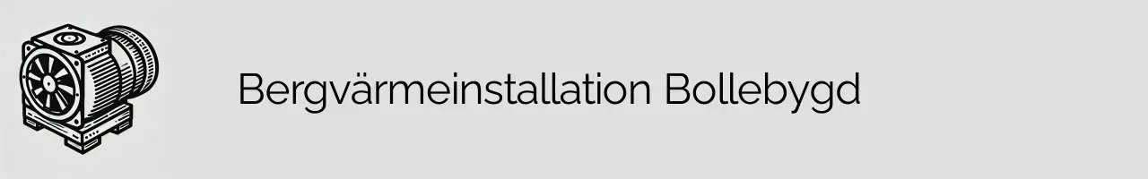Bergvärmeinstallation Bollebygd