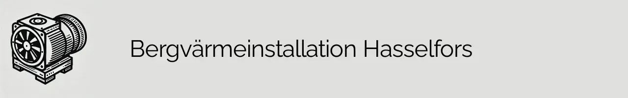 Bergvärmeinstallation Hasselfors