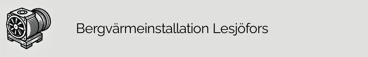 Bergvärmeinstallation Lesjöfors