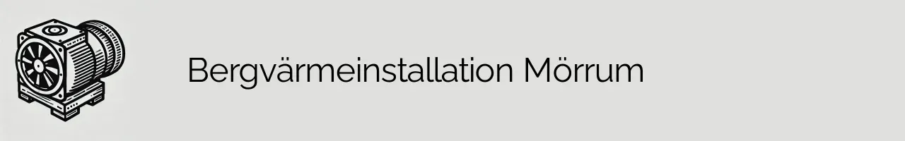 Bergvärmeinstallation Mörrum