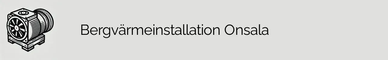 Bergvärmeinstallation Onsala