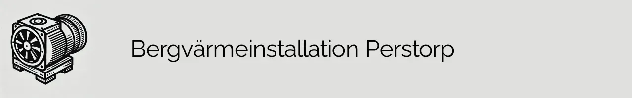 Bergvärmeinstallation Perstorp