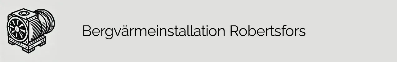 Bergvärmeinstallation Robertsfors