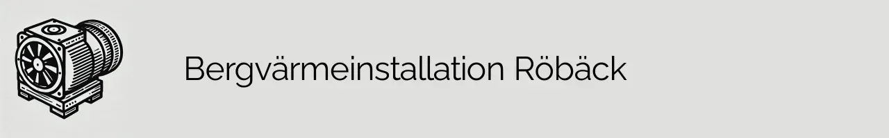 Bergvärmeinstallation Röbäck