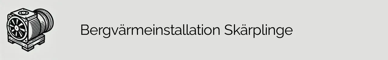 Bergvärmeinstallation Skärplinge