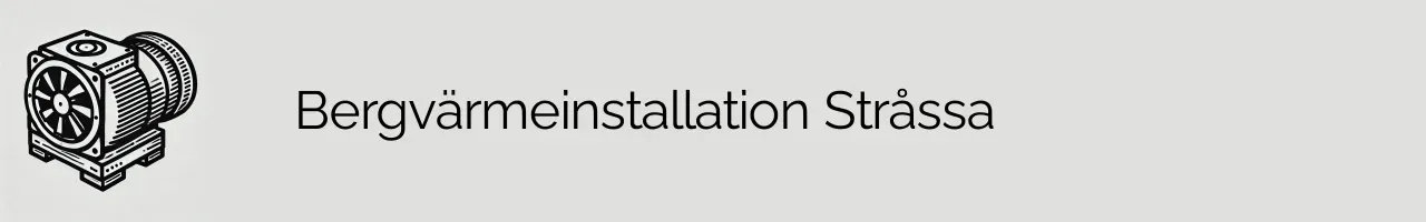 Bergvärmeinstallation Stråssa